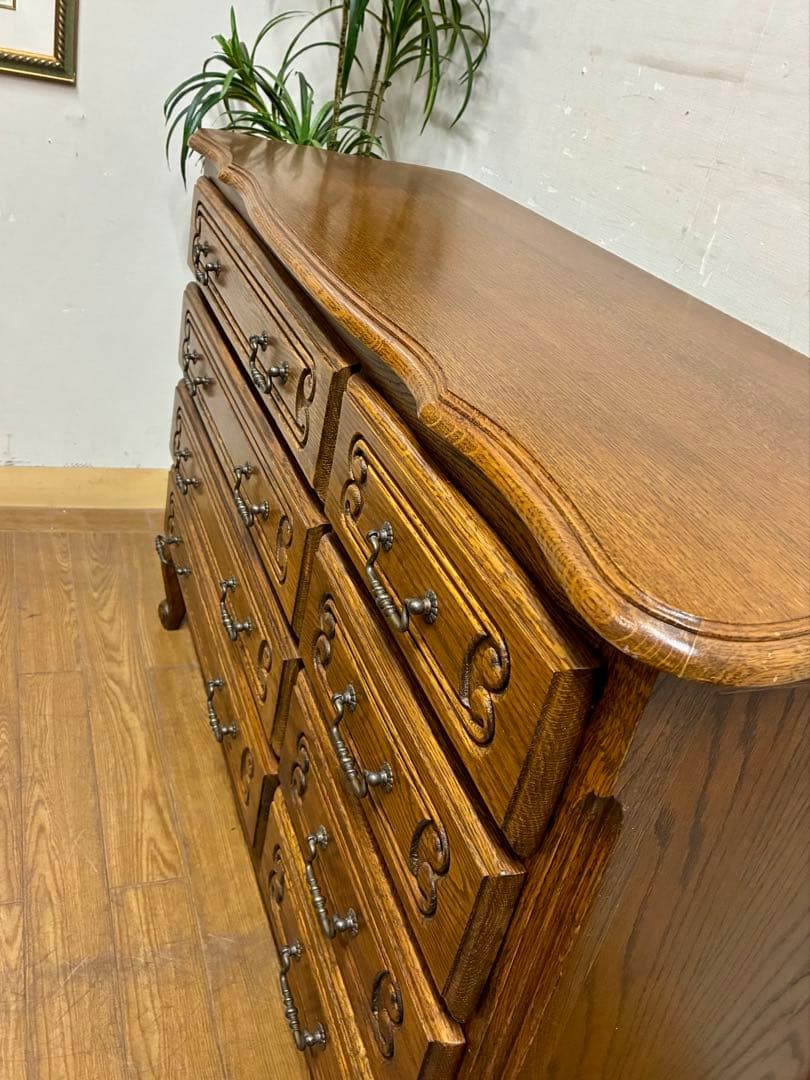 kawa☆管389☆ルーマニア製☆三越ブルージュ☆4段チェスト