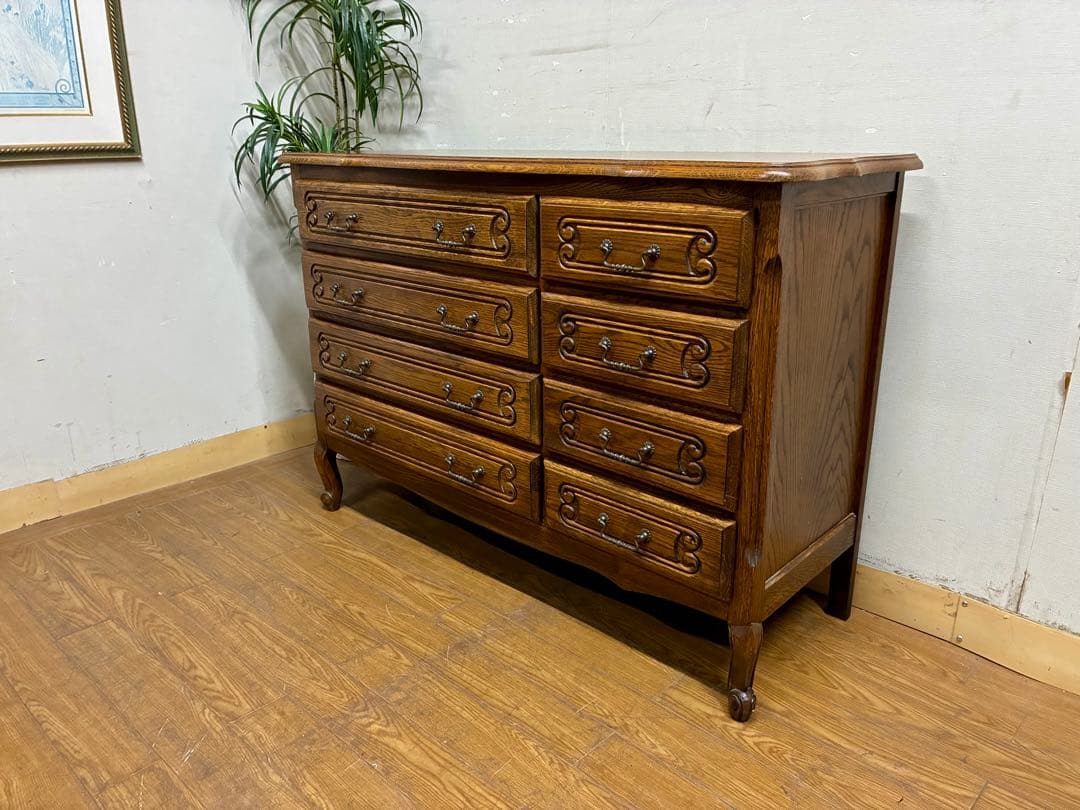 kawa☆管389☆ルーマニア製☆三越ブルージュ☆4段チェスト