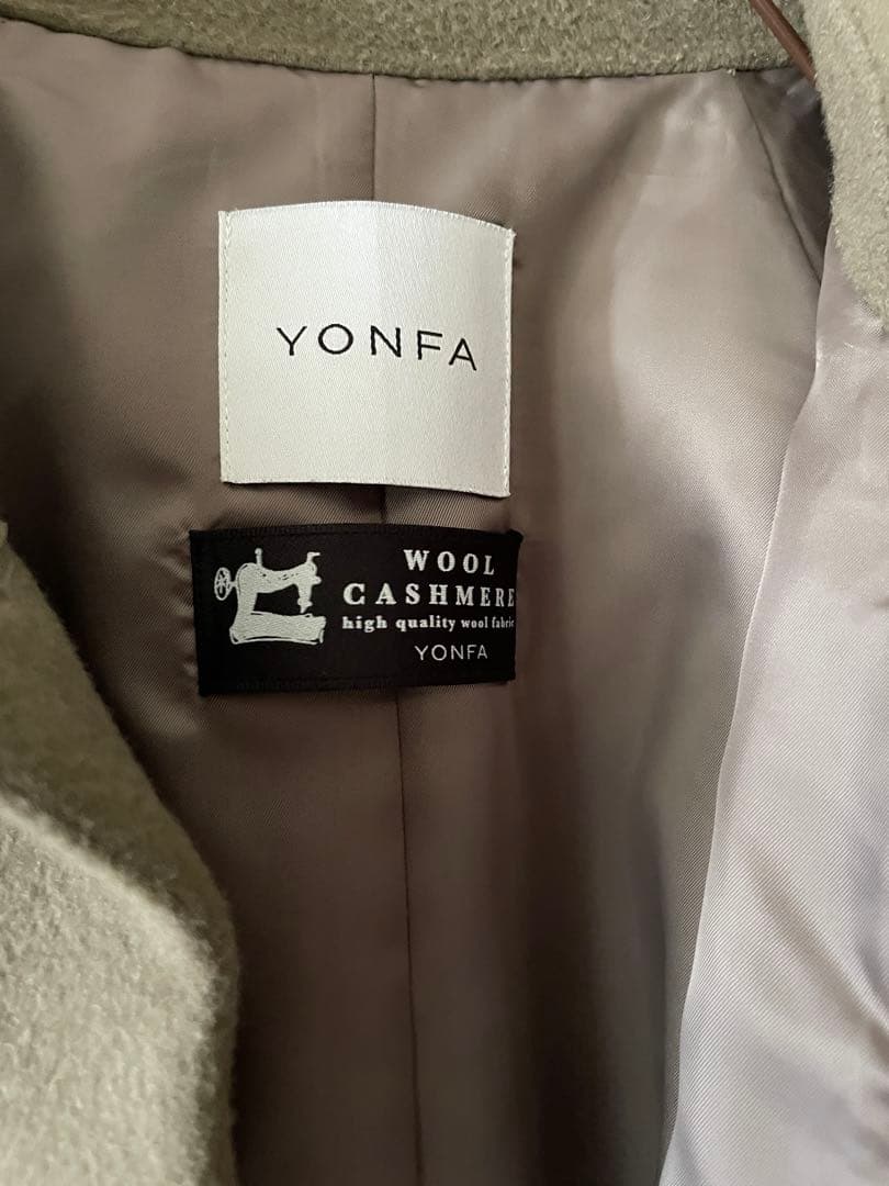 最終価格‼️6万Yonfa カシミアウールドルマンリバーコートジャケット美品