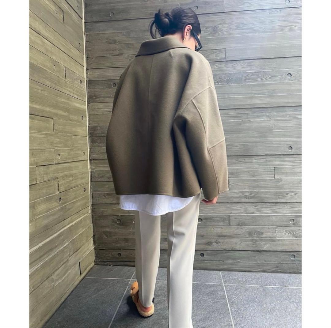 最終価格‼️6万Yonfa カシミアウールドルマンリバーコートジャケット美品