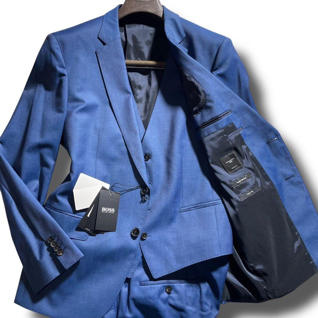 未使用✨️ HUGO BOSS スリーピーススーツ 52 Super 120s