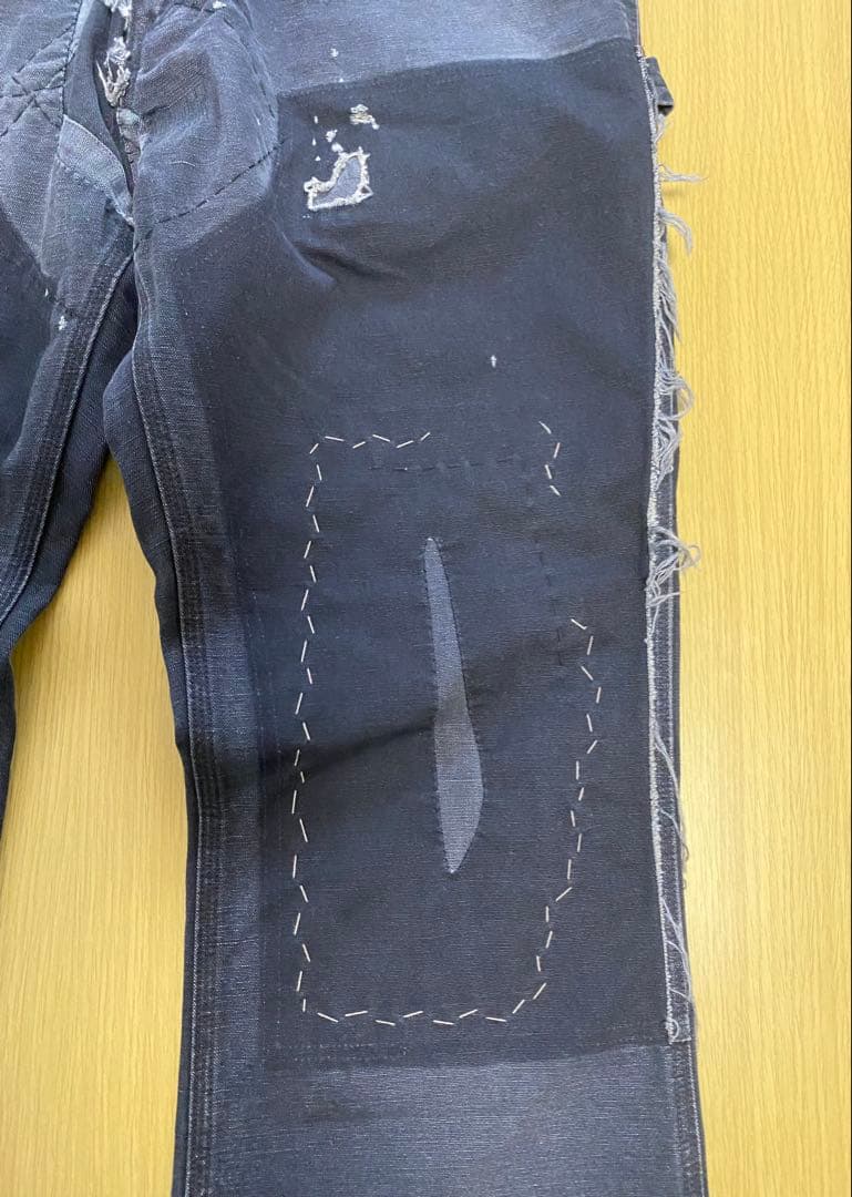 saint michael ダブルニーワークパンツ セントマイケル　NUBIAN