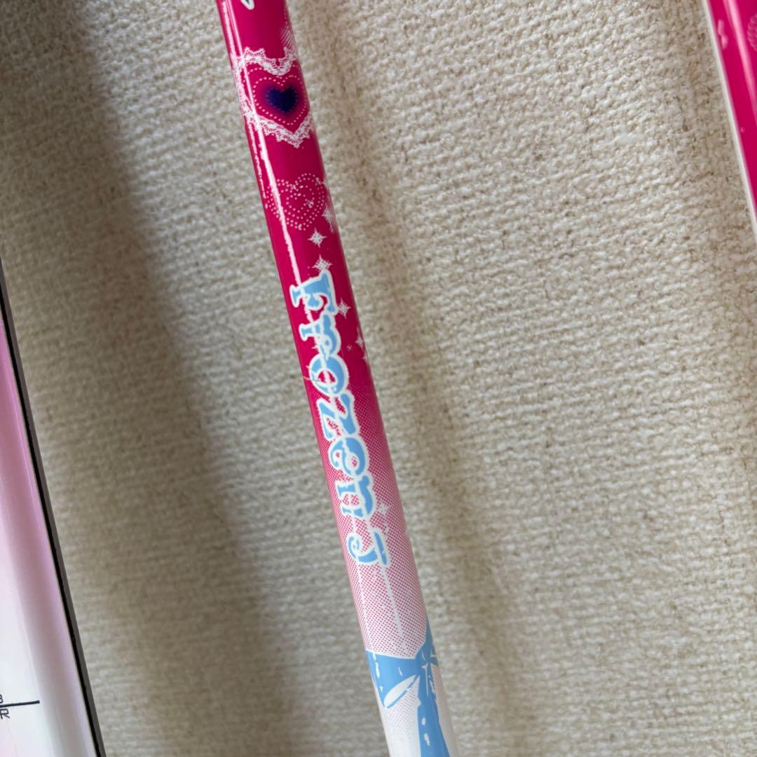 スキージュニア【スキー板ストック靴3点セット　ピンク】