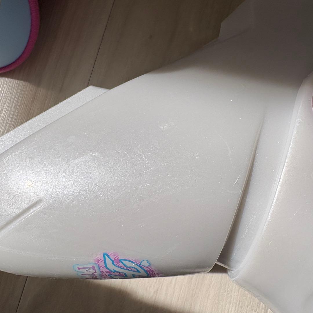 スキージュニア【スキー板ストック靴3点セット　ピンク】