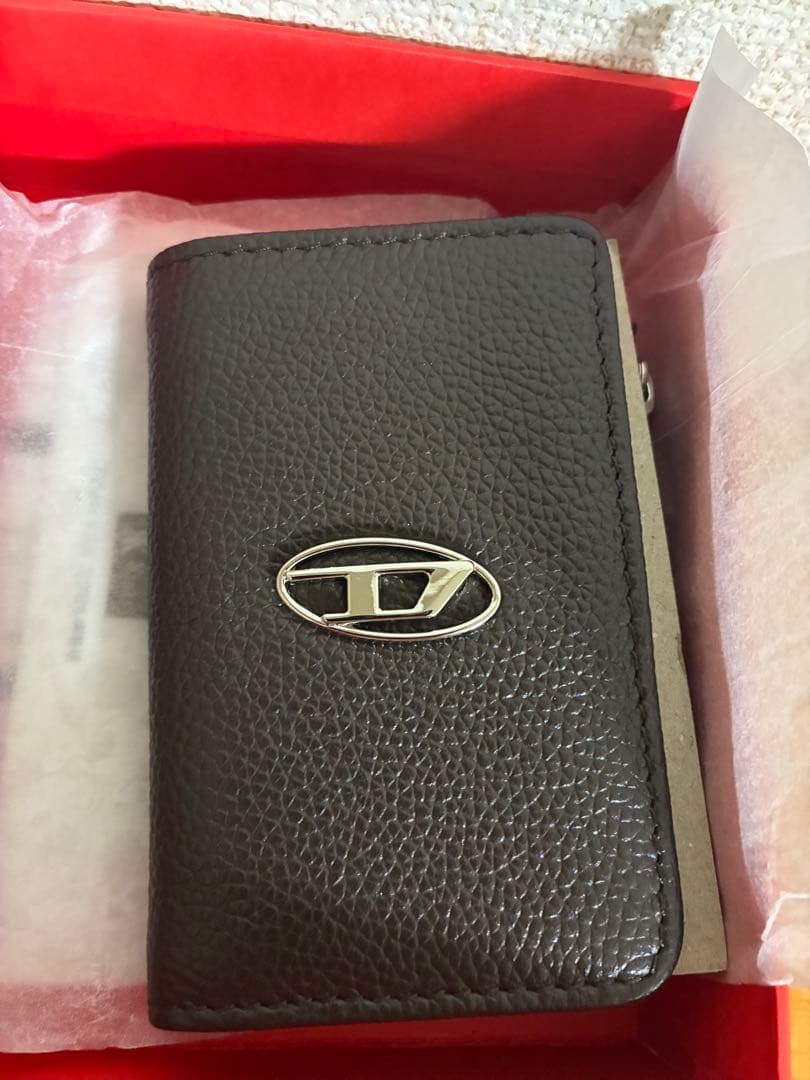 【新品・箱付き】DIESEL ディーゼル 4連レザーキーケース ブラウン