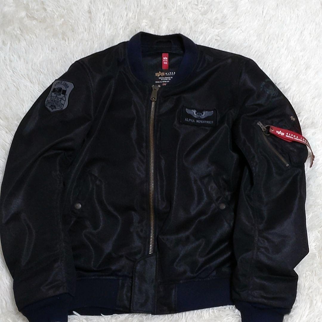 【希少】ALPHA INDUSTRIES ライダース メッシュ ジャケットバイク
