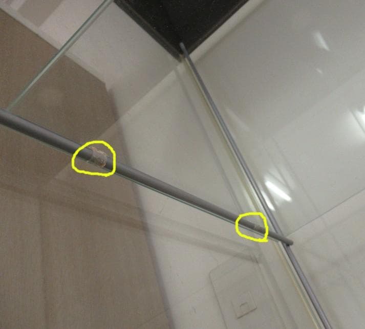 ガラスケース IKEA イケア DETOLF デトルフ 4段 匿名配送 送料込