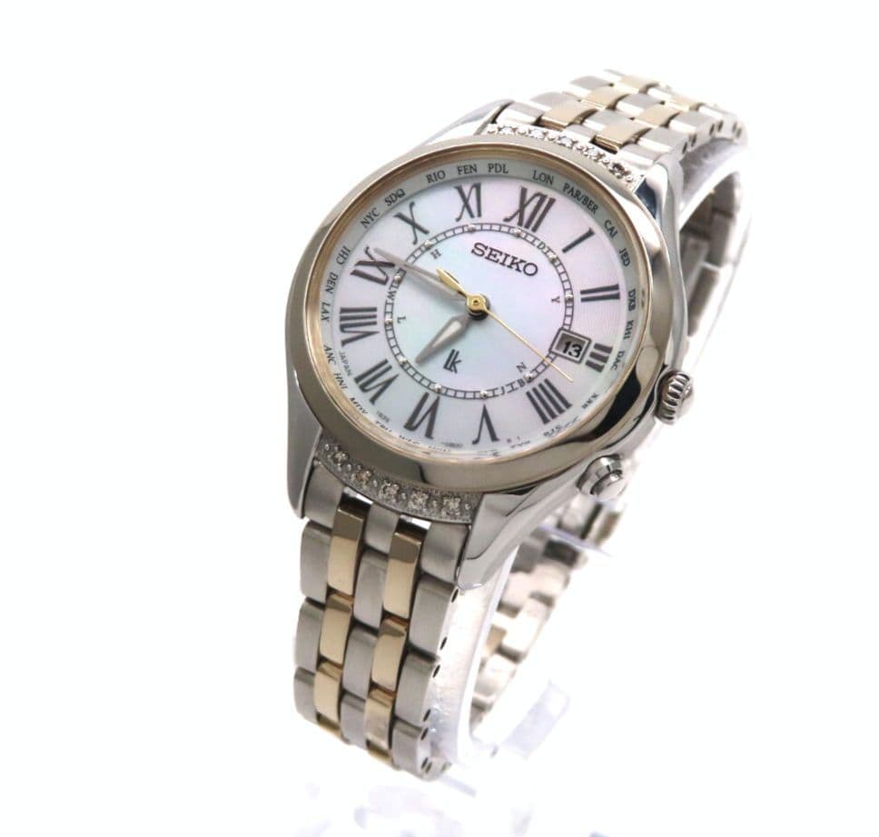 【SSVV056】SEIKO セイコー時計 ルキア ダイヤモンドベゼル☆極美品☆