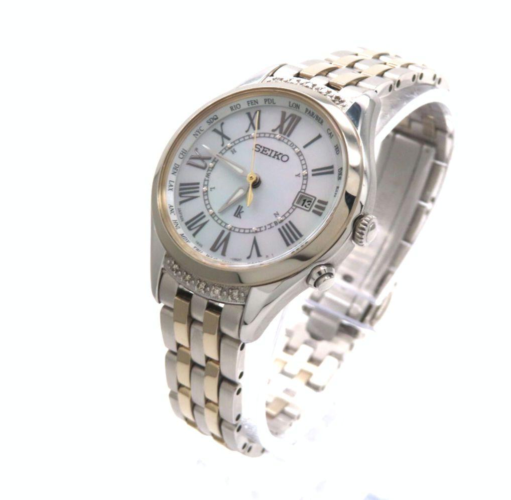 【SSVV056】SEIKO セイコー時計 ルキア ダイヤモンドベゼル☆極美品☆