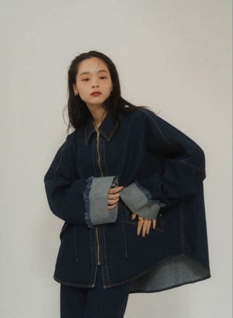 【Knuth Marf】denim over shirt jacket