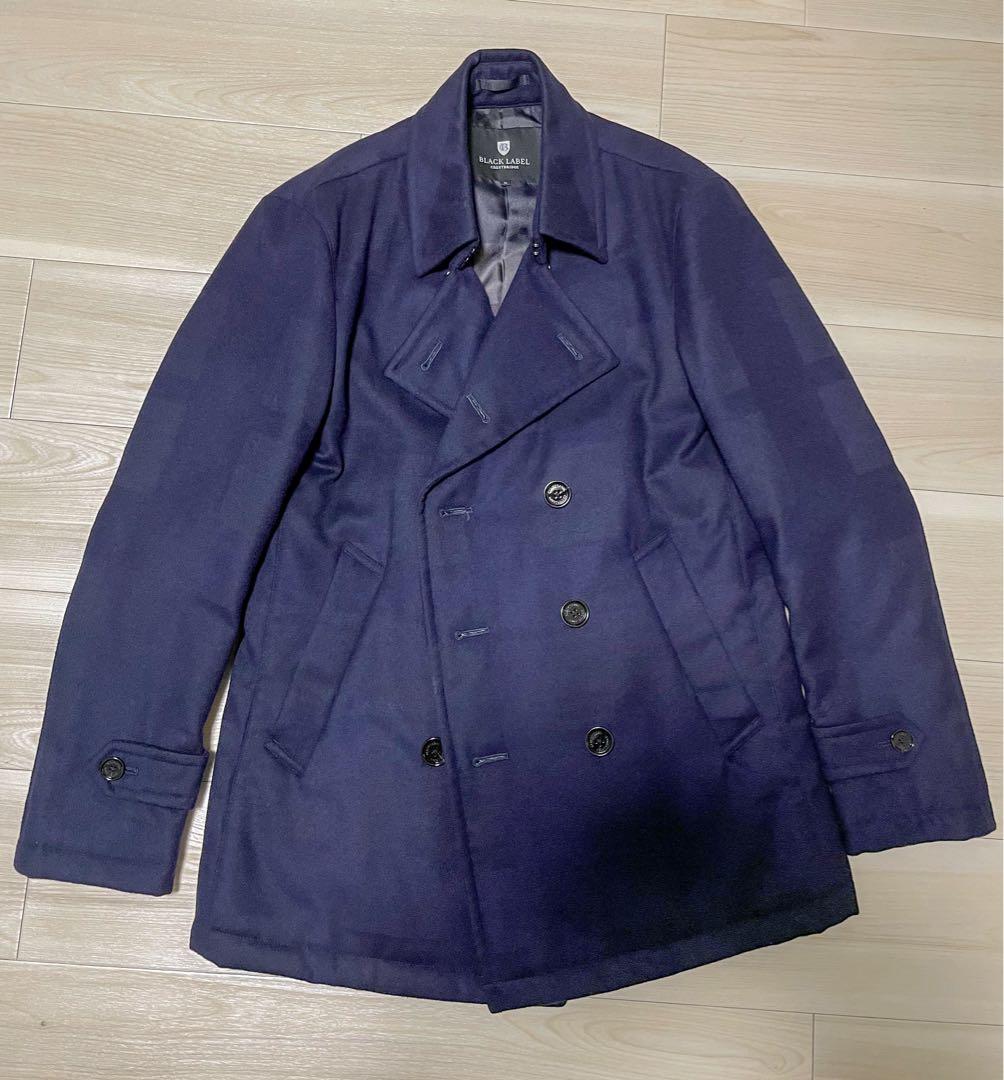 BLACK LABEL CRESTBRIDGE ネイビー ピーコート M