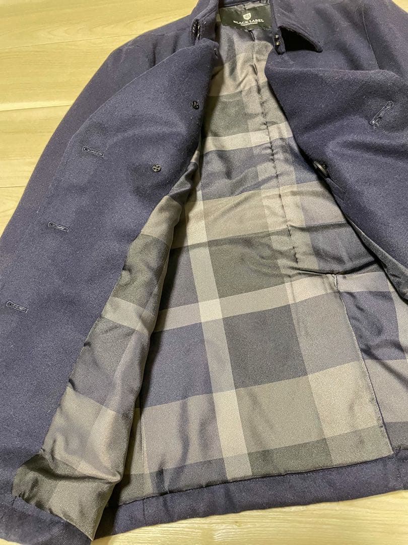 BLACK LABEL CRESTBRIDGE ネイビー ピーコート M