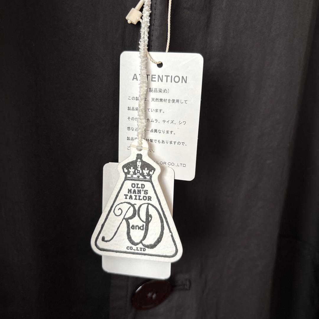 OLD MAN'S TAILOR ブラック トレンチコート