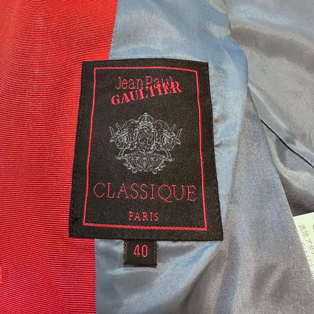 JEAN PAUL GAULTIER クラシック シャツジャケット レッド 40