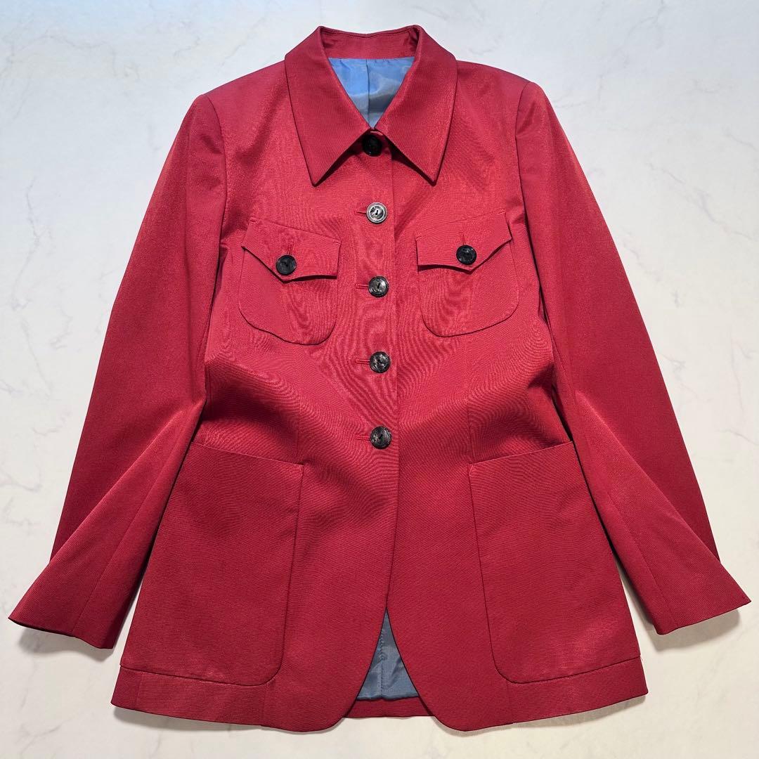 JEAN PAUL GAULTIER クラシック シャツジャケット レッド 40