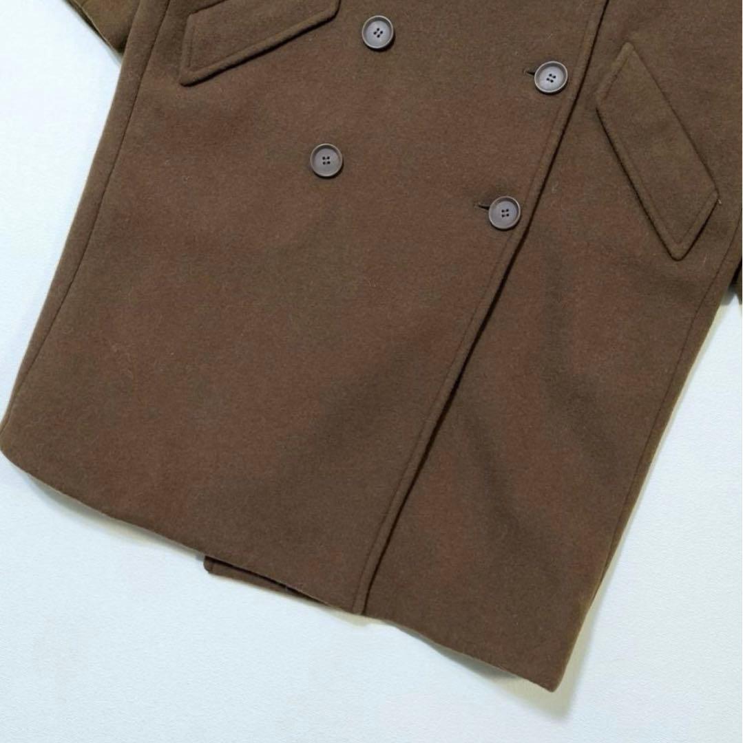 新品未使用★ Emma Taylorエマテイラー ダブル ウールコート茶