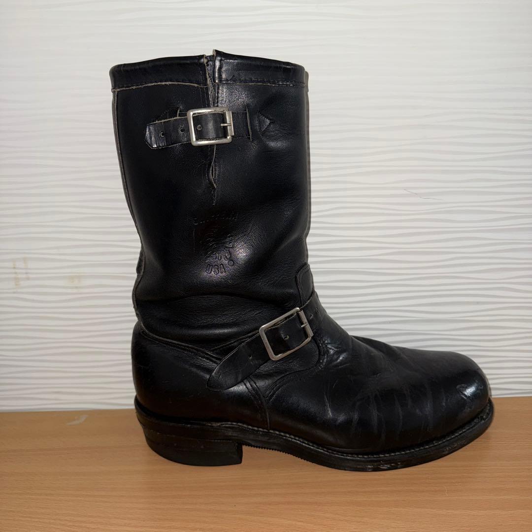 チペワ CHIPPEWA 70s プリント黒タグ約10.5D