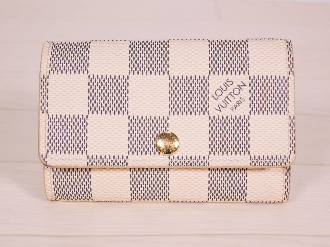 （訳あり）LOUIS VUITTON ダミエ アズール ミュルティクレ6