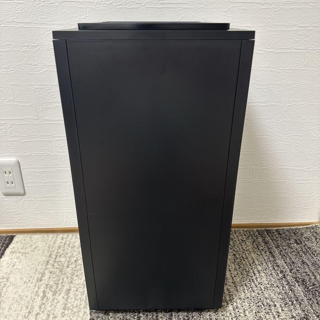 自動ゴミ箱　ZitA SQUARE（ジータスクエア）ブラック　キャスター付き