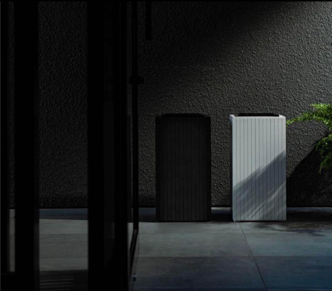 自動ゴミ箱　ZitA SQUARE（ジータスクエア）ブラック　キャスター付き