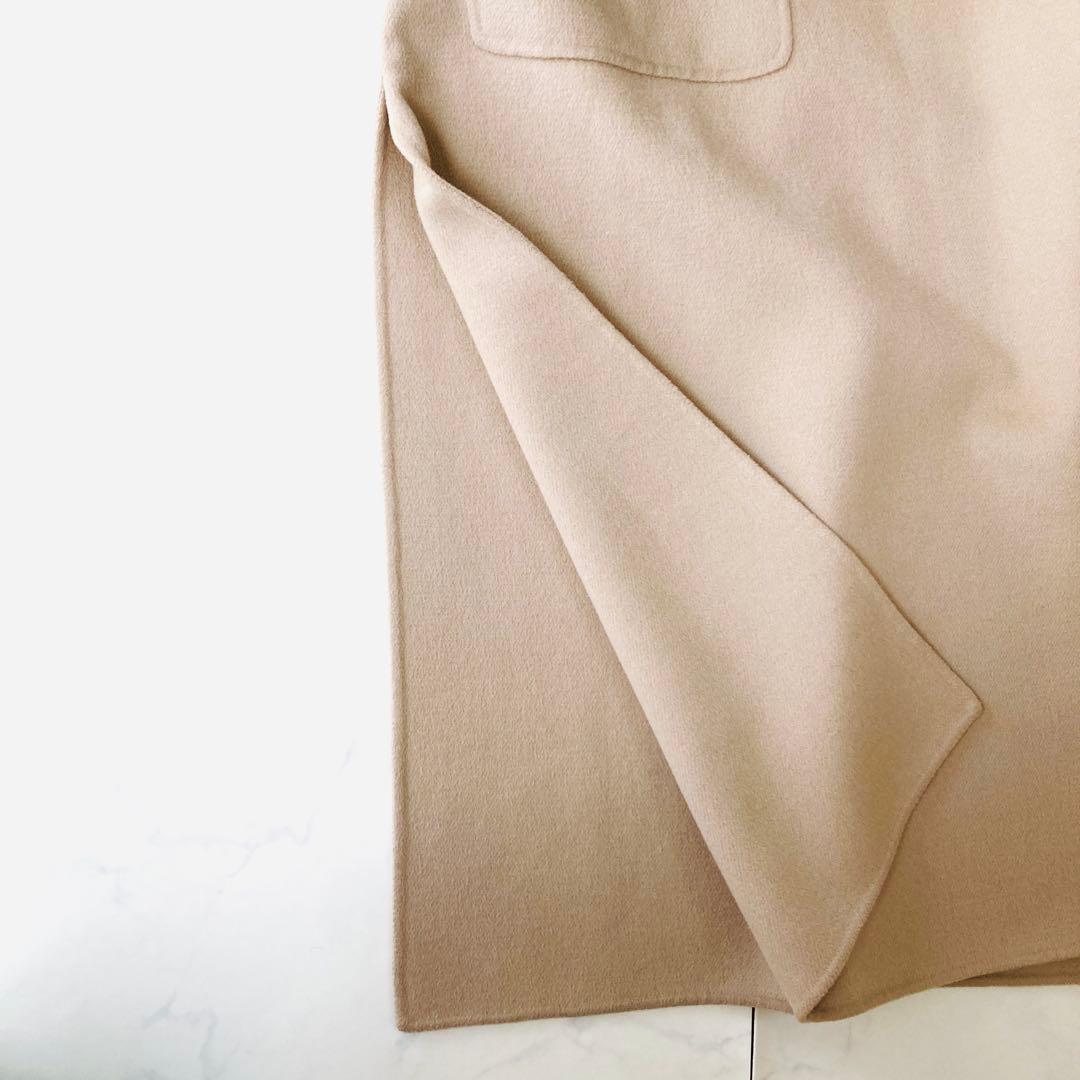 美品✨マックスマーラ　クチートアマーノ　マキシ丈　ガウンコート　ベルテッド　42