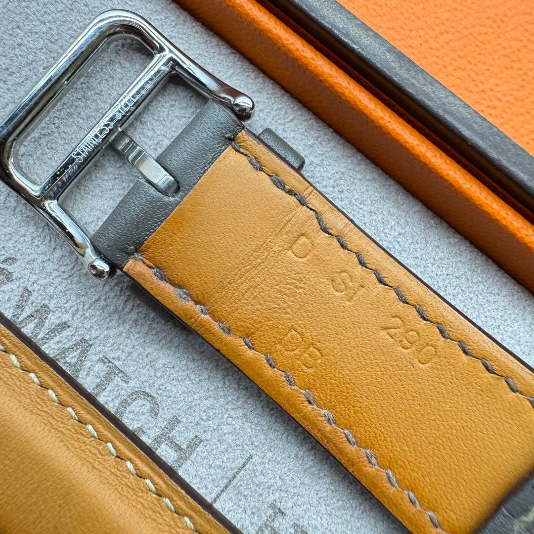 2343 Apple Watch エルメス　エタン　ドゥブルトゥール　グレー