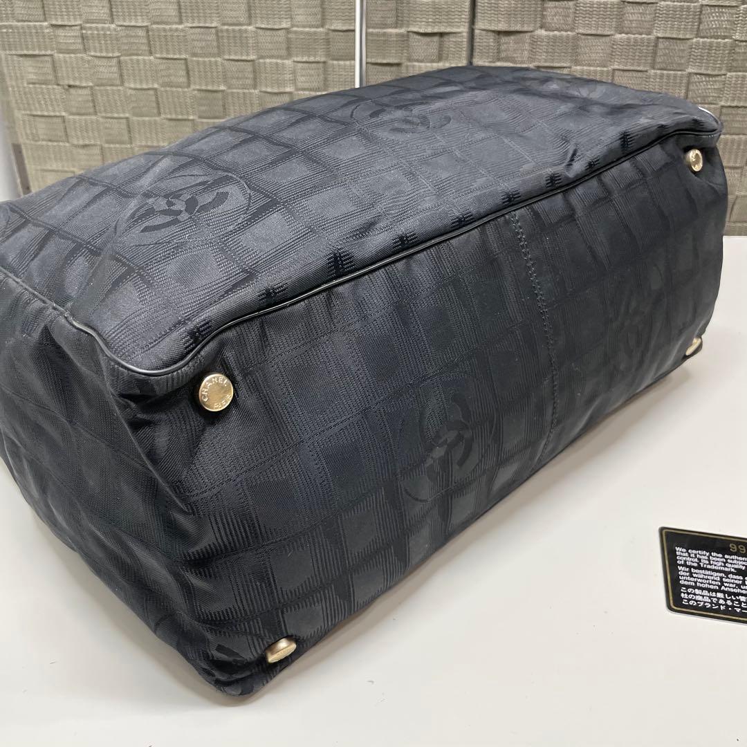 r*♡様 CHANEL ニュートラベルラインMM シャネル ブラック トートバッ