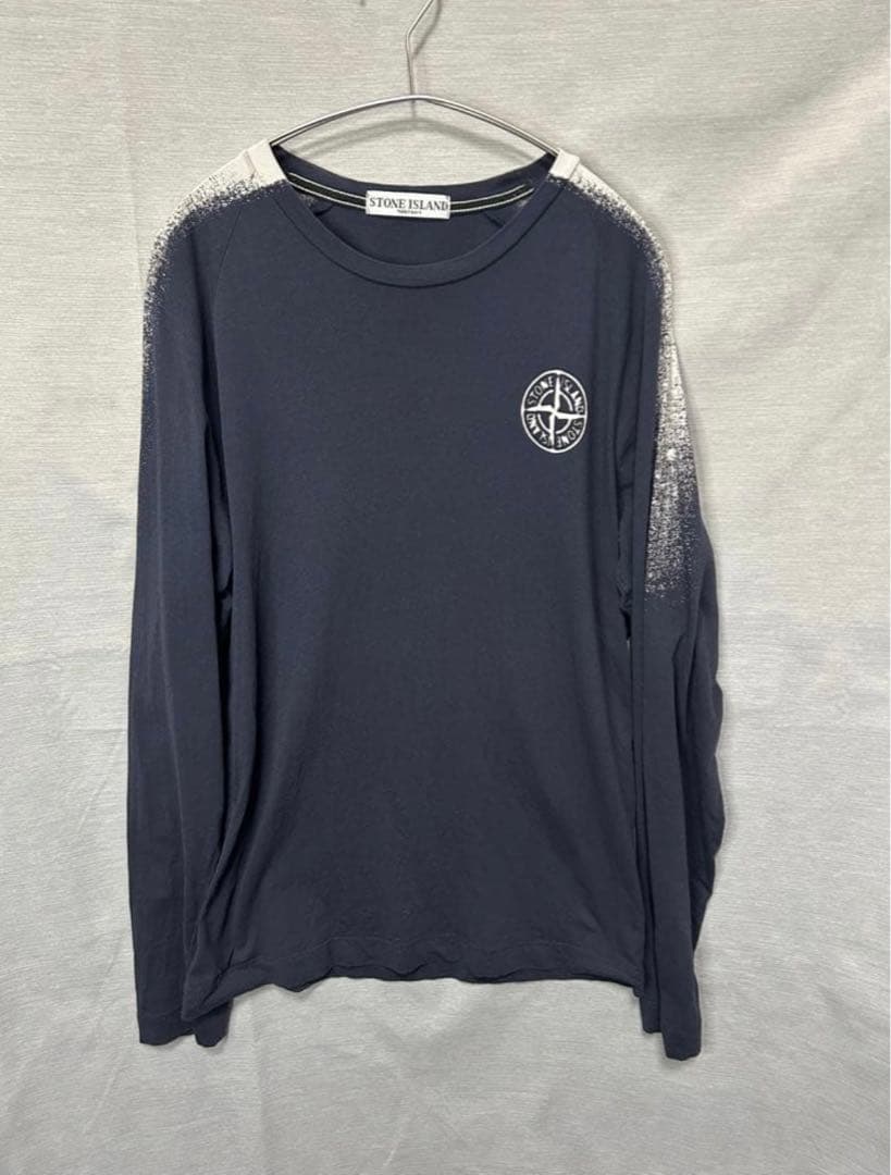 【希少デザイン】STONE  ストーンアイランド 長袖Tシャツ
