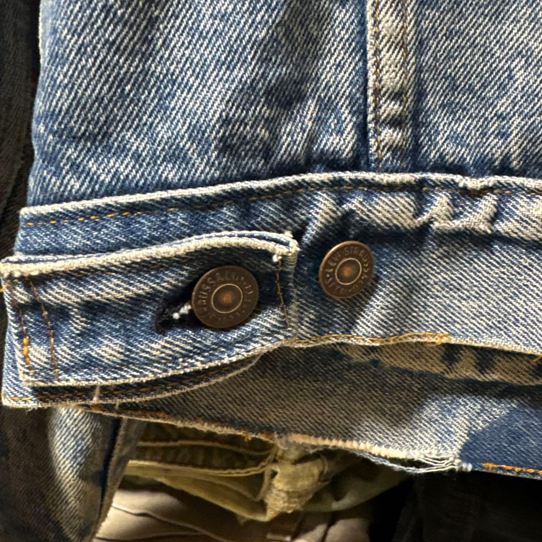 リーバイス70s USA製（40）70505-0317裏地ブランケット　短丈