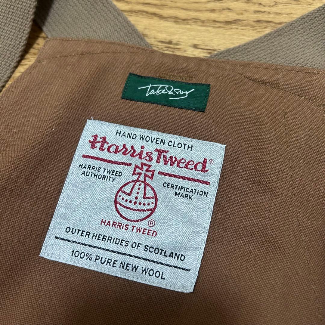 TAKE&SONS GAME VEST カスケット　ハリスツイード