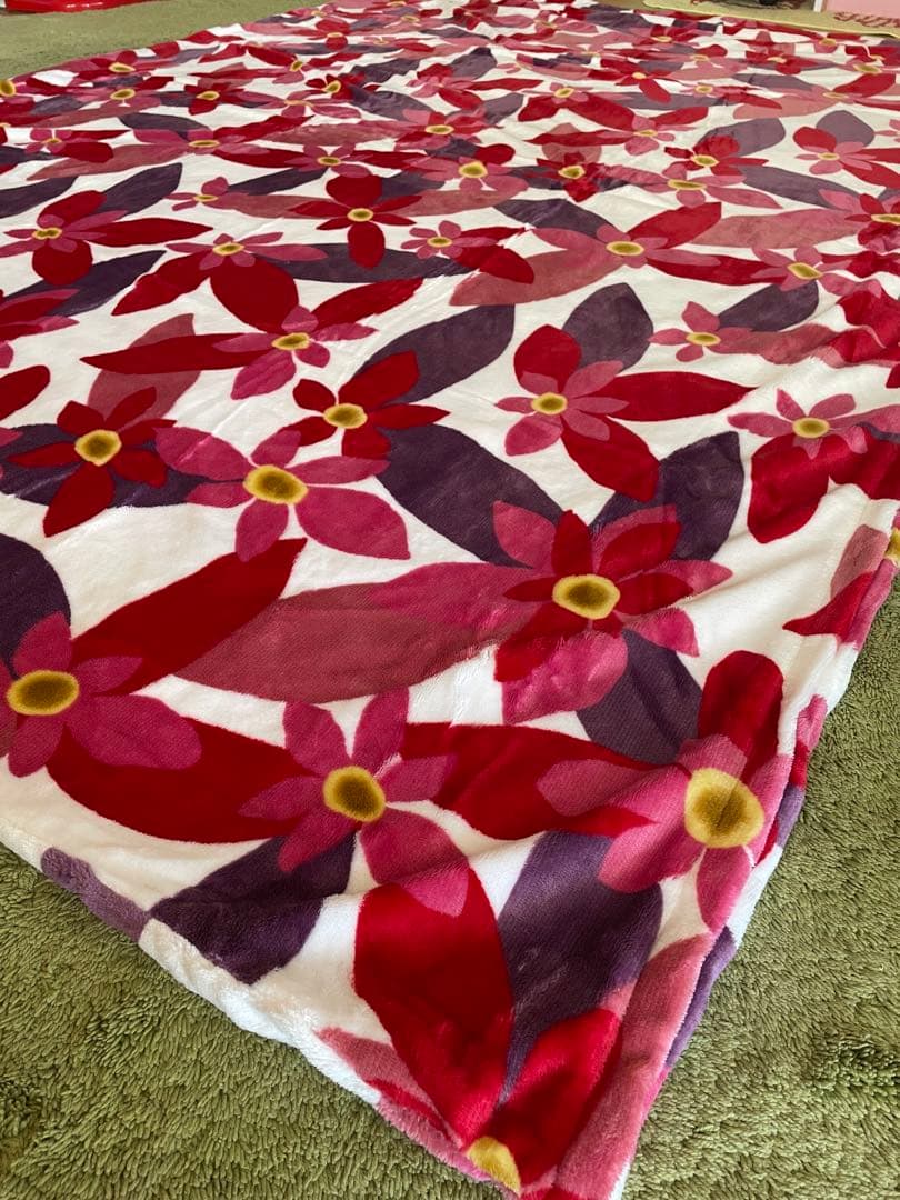 2枚セット【シビラ】　マランタ　あったか掛カバー　シングル　ピンクグリーン各1枚