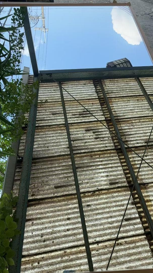 【中古】ダンスミラー 割れない鏡 幅100x160cm 姿見 白色 81番