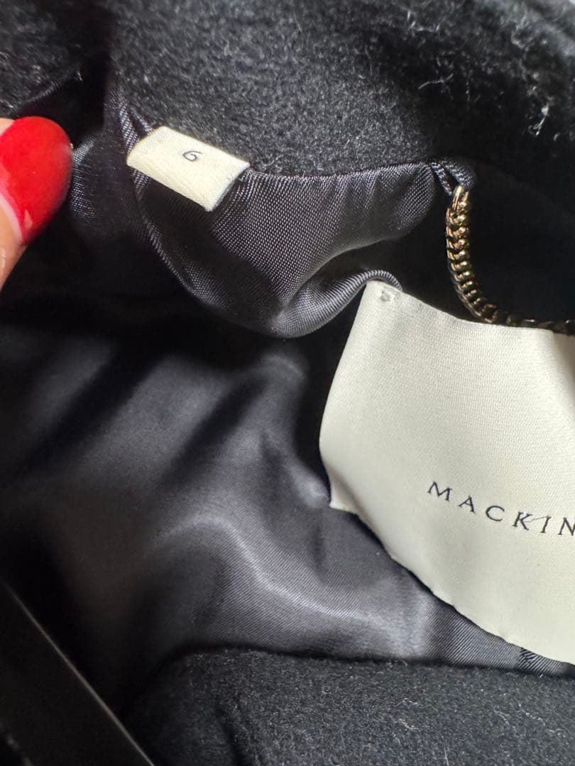 購入前要コメント:MACKINTOSH ブラック ハンビーコート