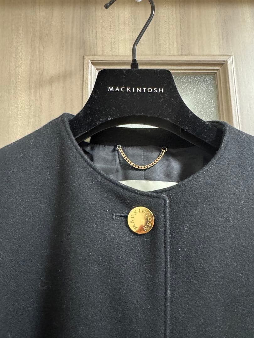 購入前要コメント:MACKINTOSH ブラック ハンビーコート