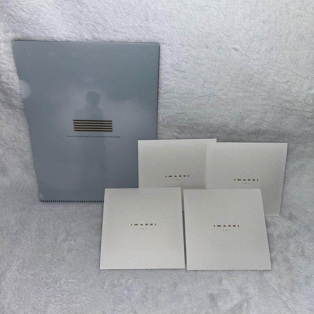 BIGBANG クリアファイル ＆ポラロイド4枚セット SOL