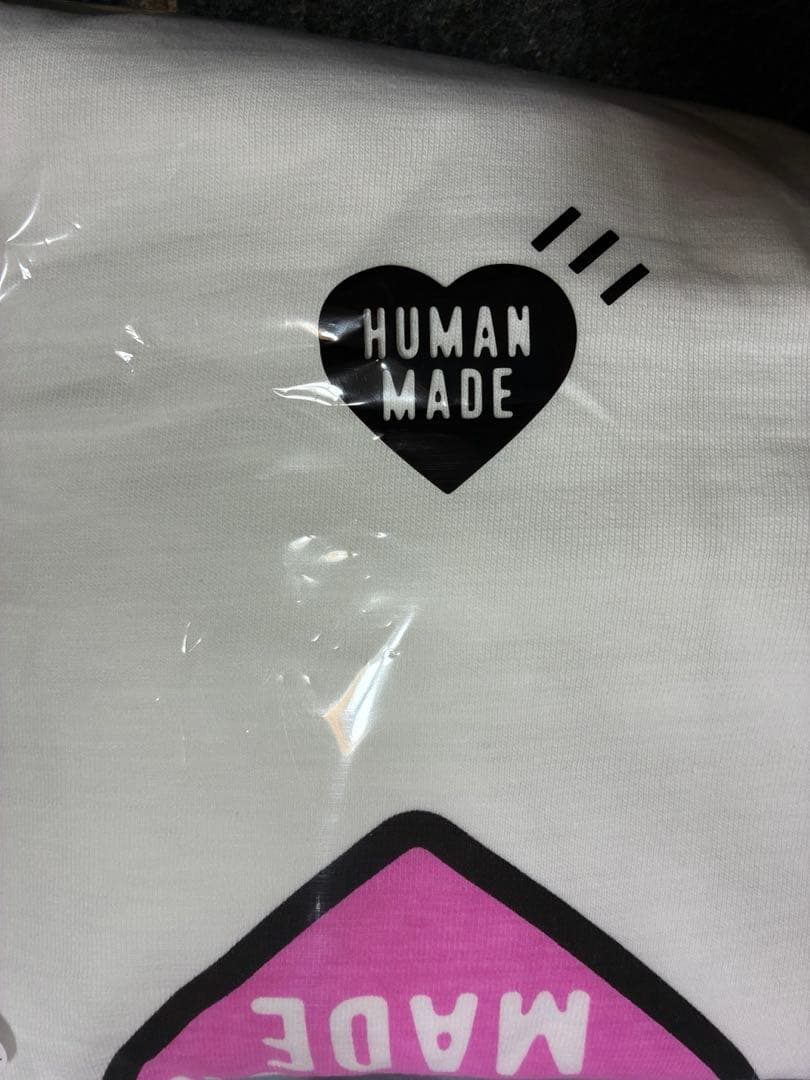 HUMAN MADE ピカチュウ Tシャツホワイト/ピンクXL