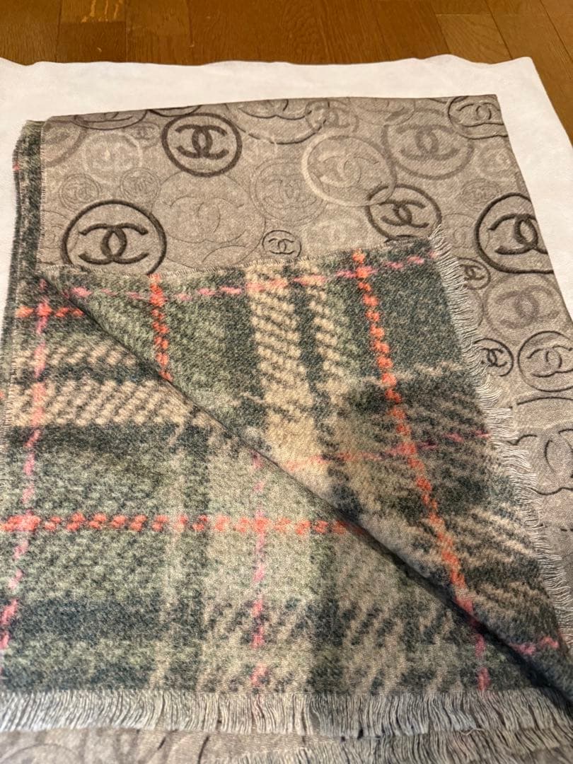 CHANEL ストール　リバーシブル