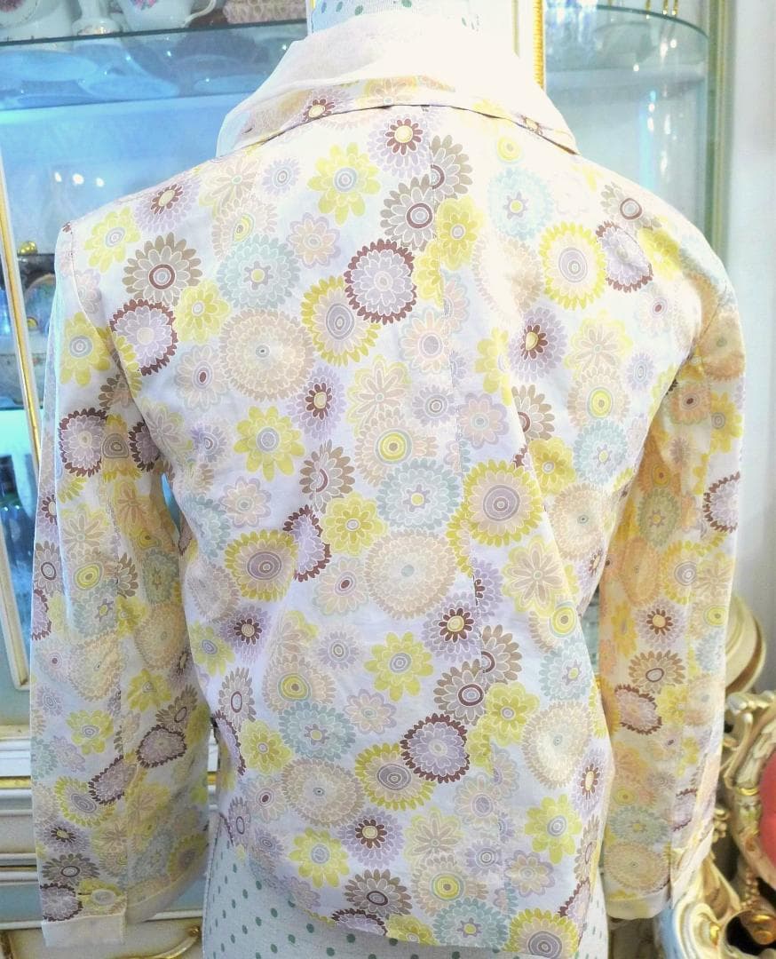 ◇【ルイヴィトン】マリーゴールドプリントトンボのようなカラーラインストーン付JK