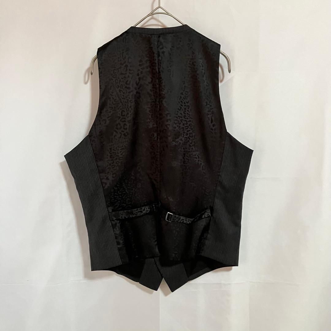 【ロエン/スリーピーススーツ/3点セット】ダークグレー/メンズM/美品古着