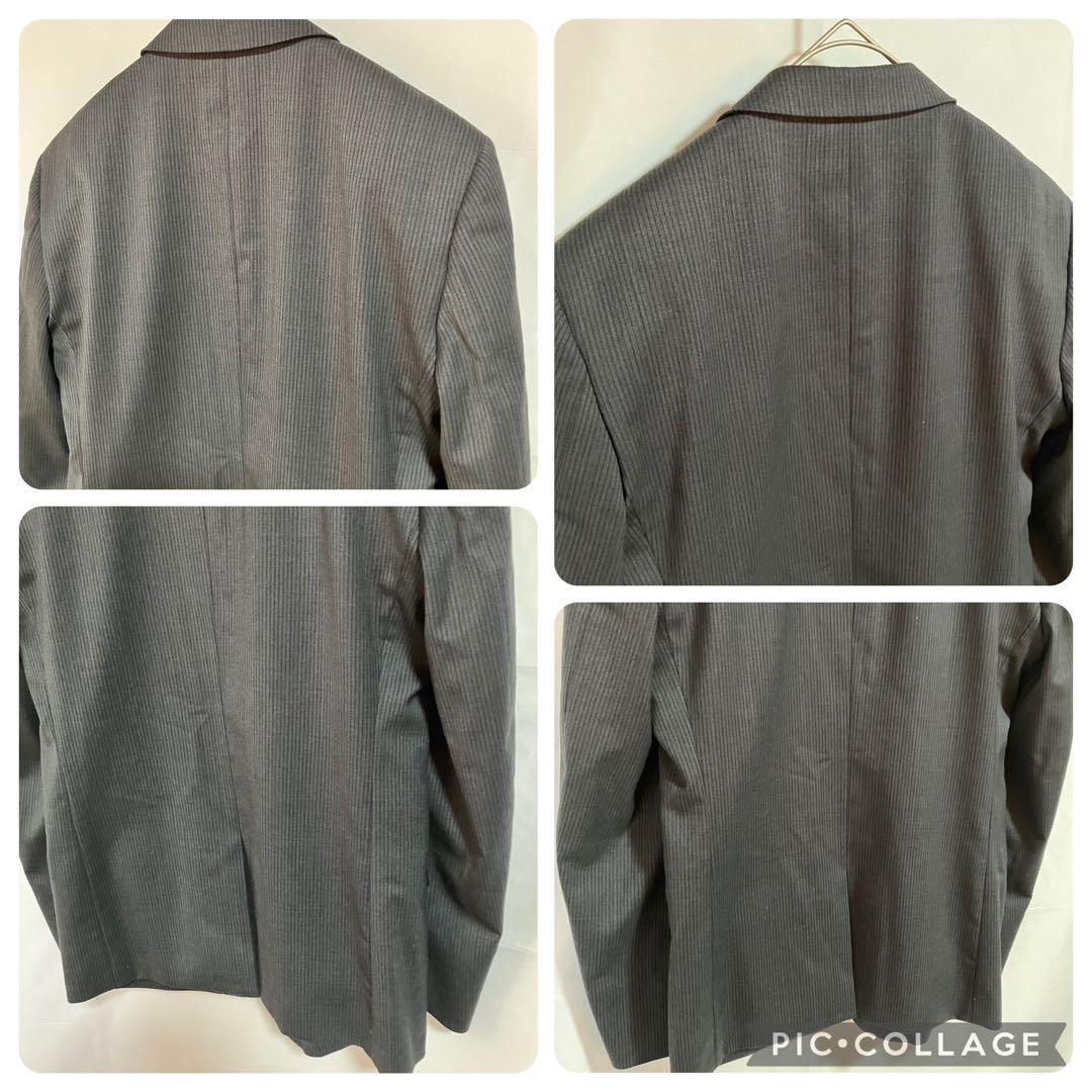 【ロエン/スリーピーススーツ/3点セット】ダークグレー/メンズM/美品古着