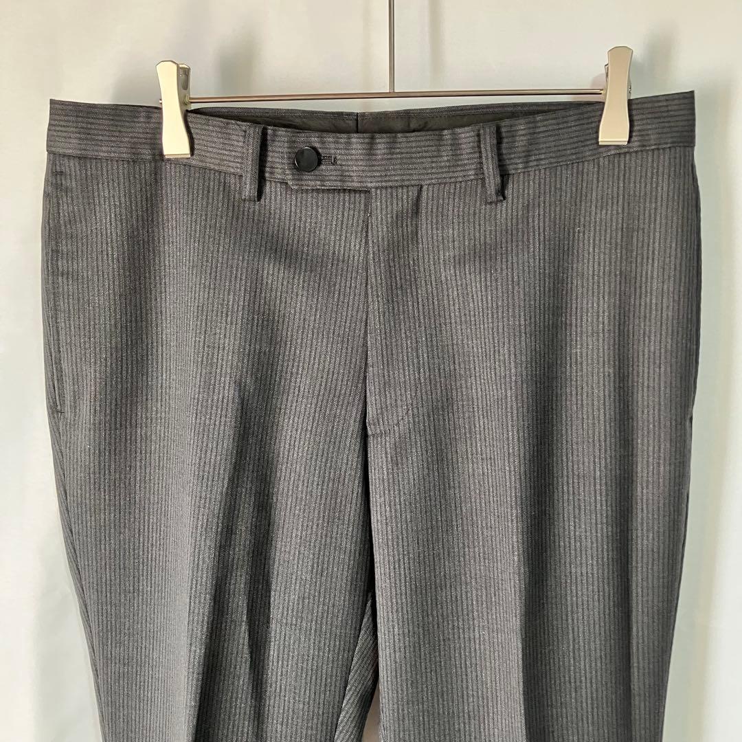 【ロエン/スリーピーススーツ/3点セット】ダークグレー/メンズM/美品古着