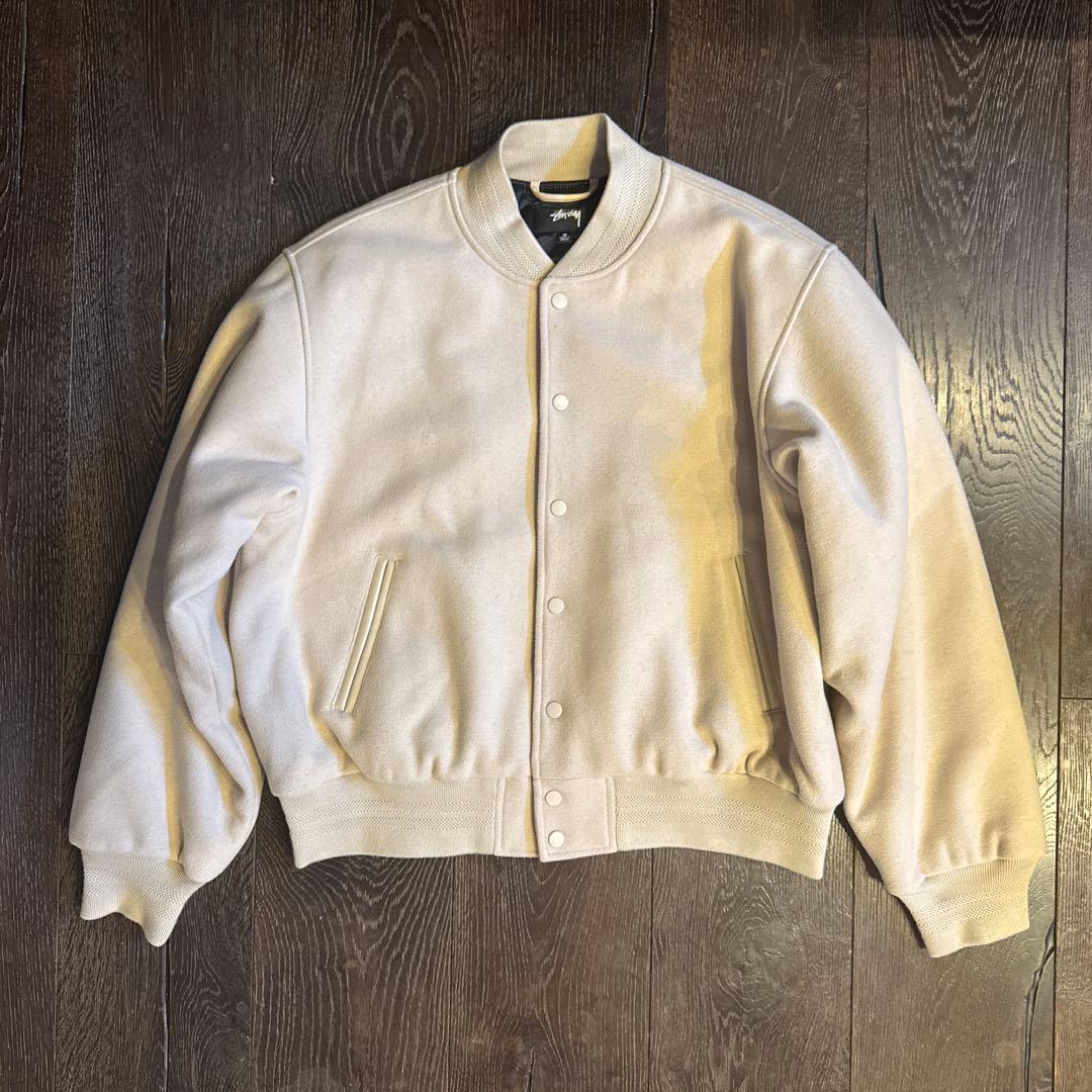 Stüssy SPORT MELTON VARSITY JACKET かつき