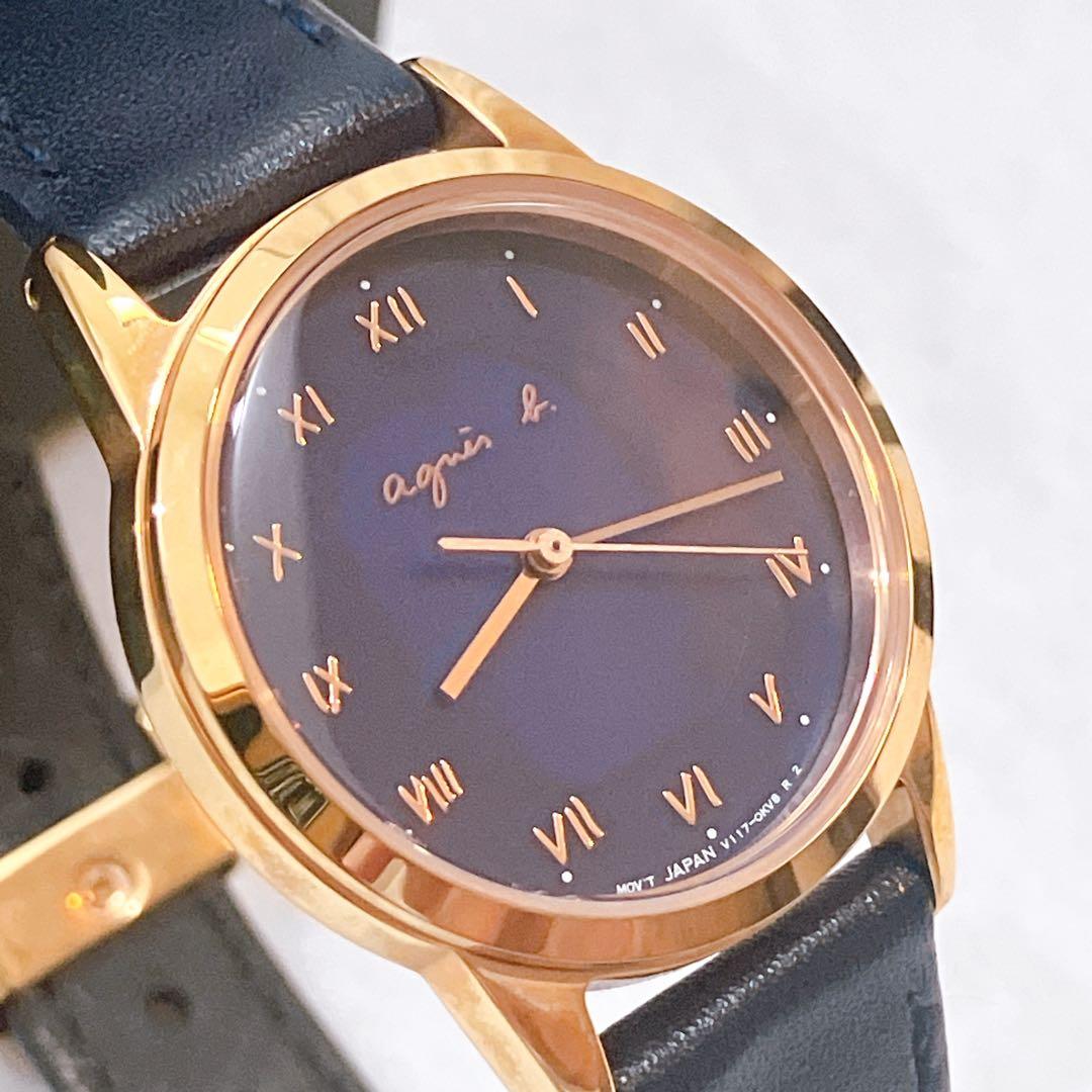 極美品アニエスベー　マルチェロ　ソーラー腕時計TiCTAC別注ソーラーレディース