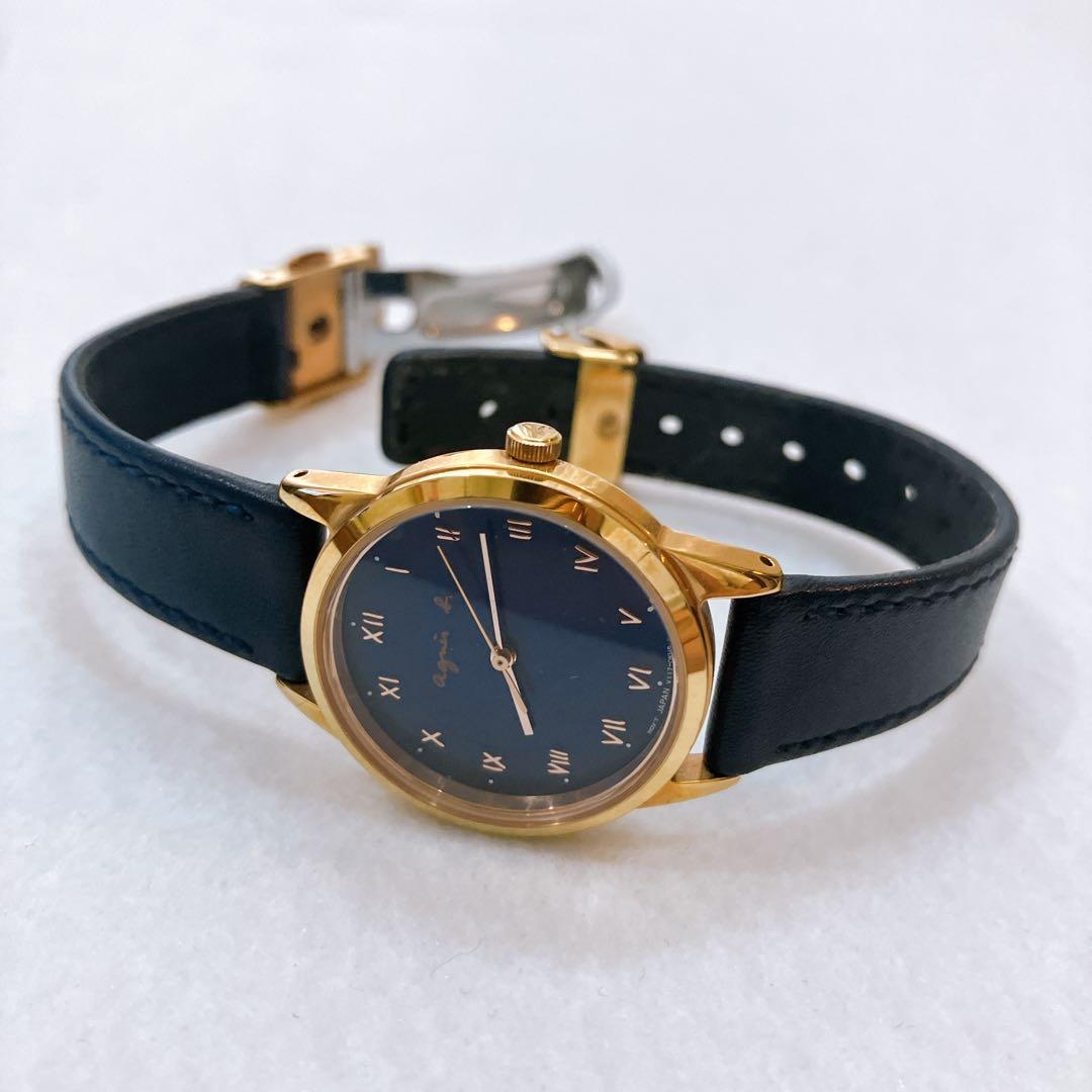 極美品アニエスベー　マルチェロ　ソーラー腕時計TiCTAC別注ソーラーレディース