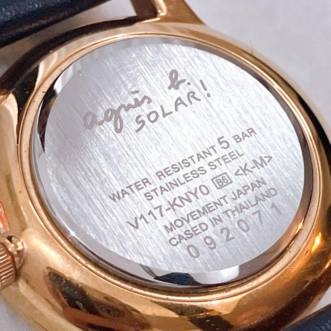 極美品アニエスベー　マルチェロ　ソーラー腕時計TiCTAC別注ソーラーレディース