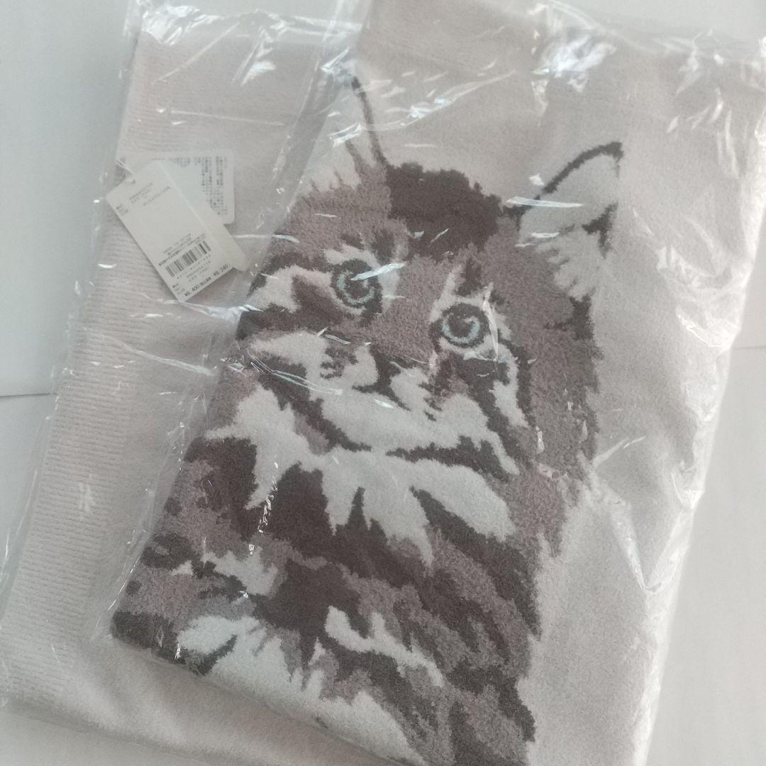 【ジェラートピケ】ツインキャット ジャガード ブランケット 未開封品