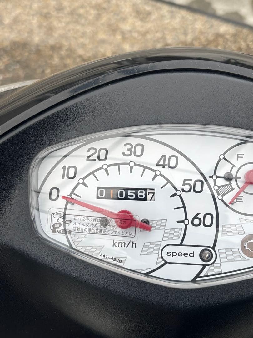 原付　アドレスv50 走行距離1,000km台　自賠責令和12年1月17日まで