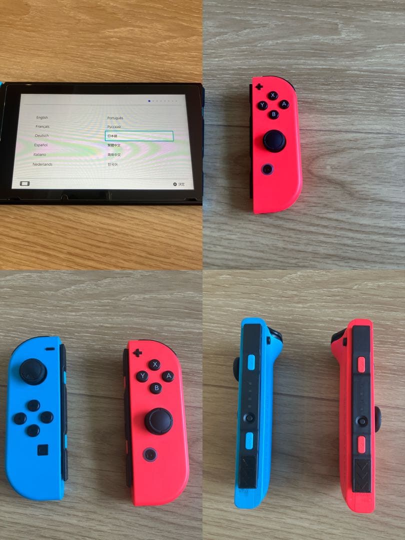 NintendoSwitch+マリオカート8デラックス+ジョイコン+ハンドル他