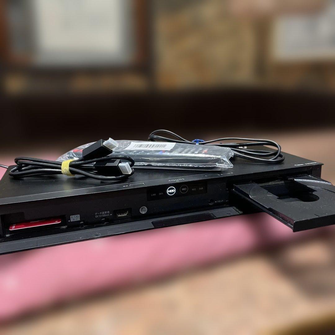 シャープBD-NW1000 12倍1000GB 2番組W録　新リモ等付フル装備！