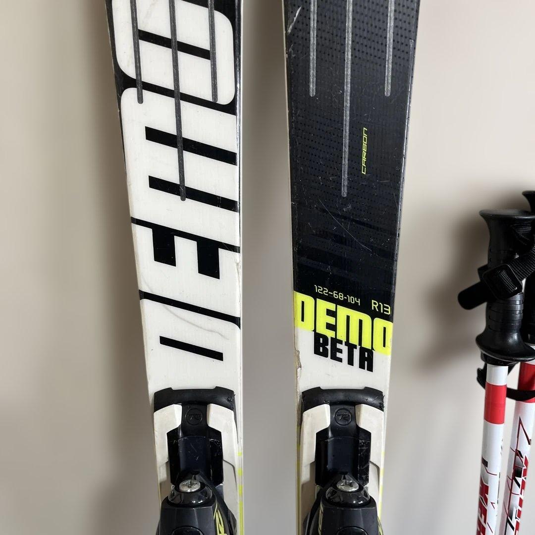 ROSSIGNOL DEMO BETA 166cm スキー板 ストック